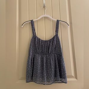 Abercrombie & Fitch polka dot tank top
